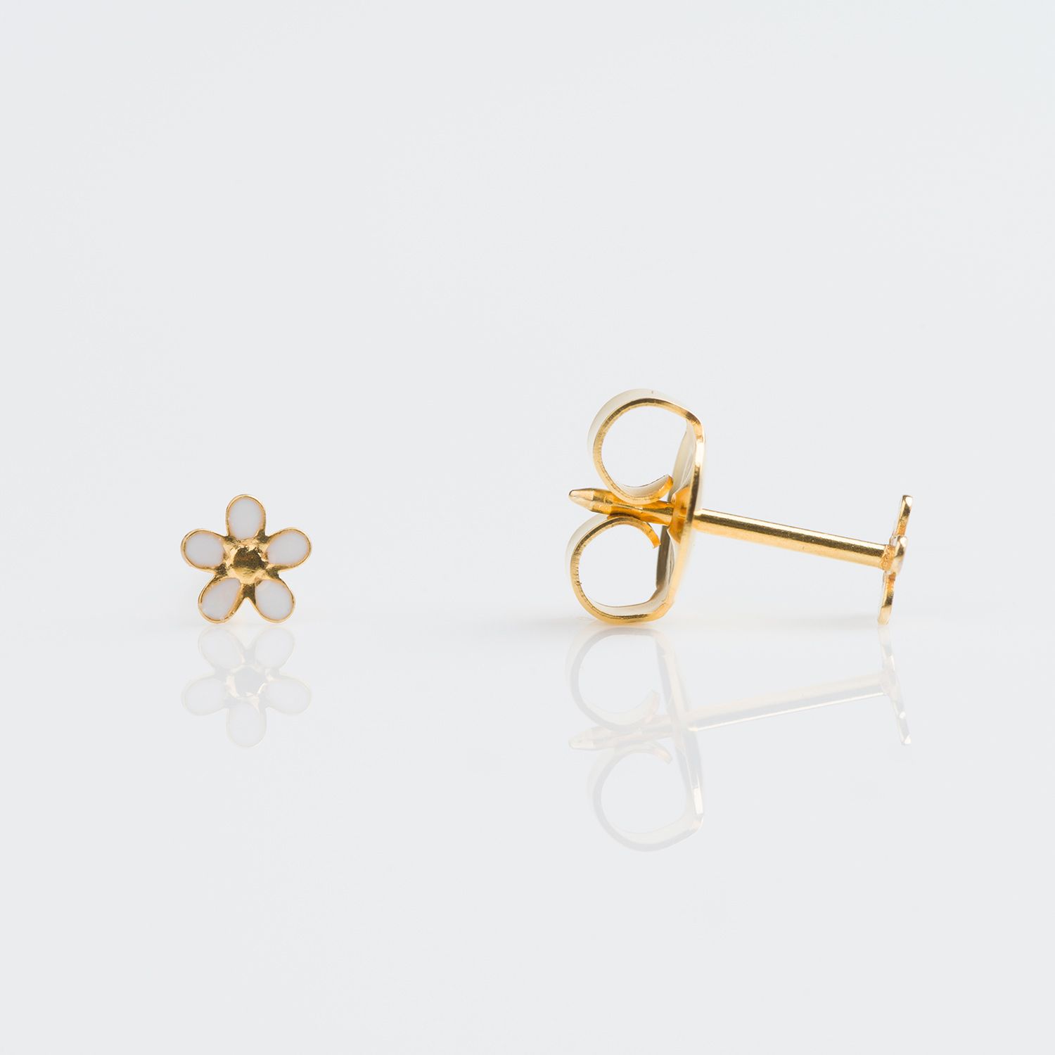 Studex 9Ct Gold Mini Petal Flower Piercing Earrings