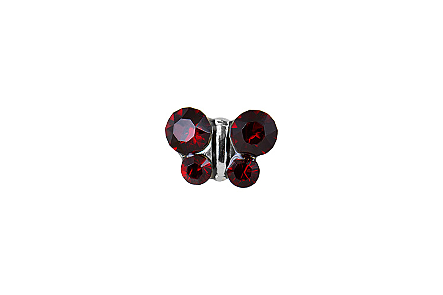 S2001WSTX – Hypoallergenic Studex Sensitive Butterfly Stud Earrings January Garnet