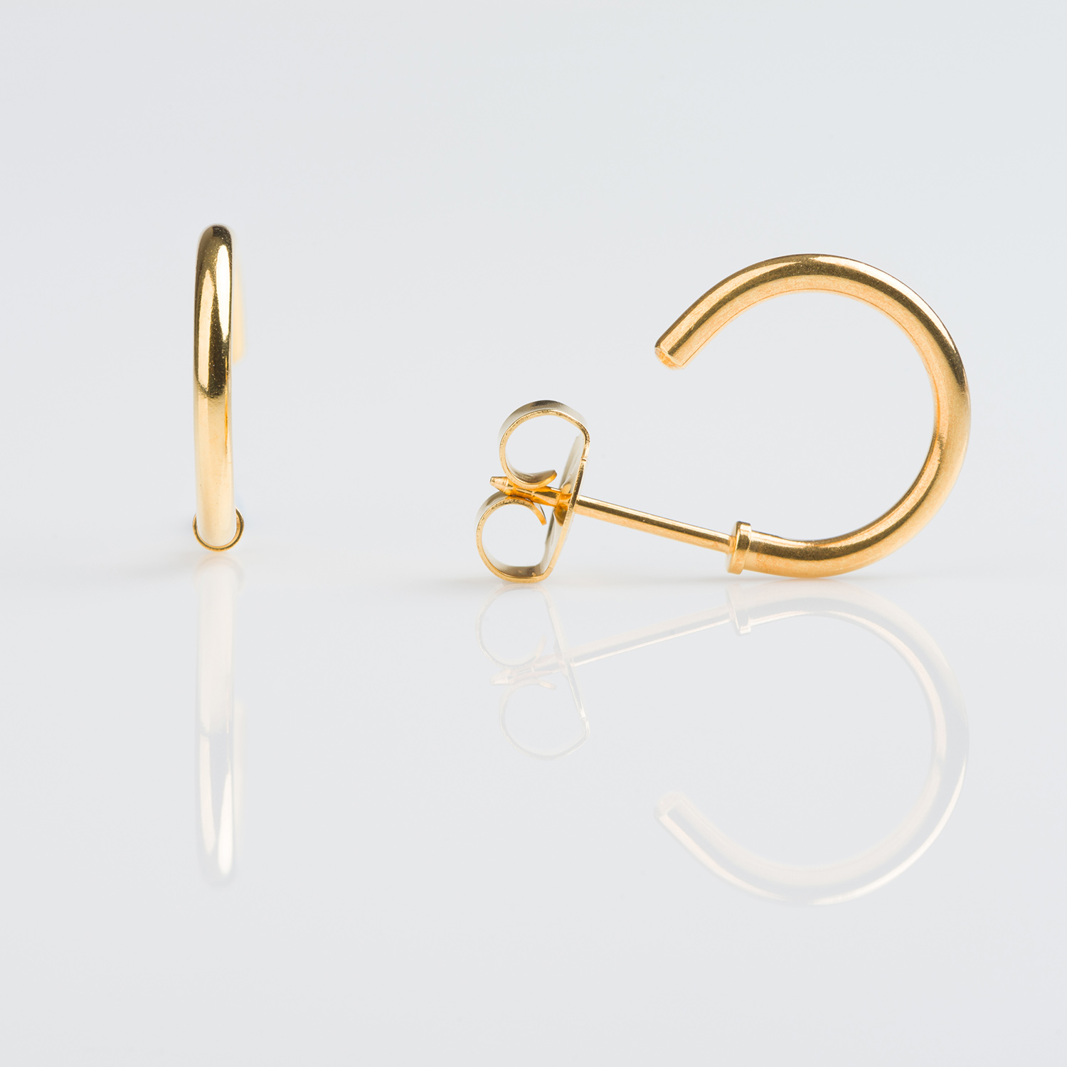 7511-0921 – Studex Gold Plated Piercing Hoop Piercing Earrings