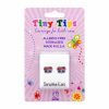 Tiny Tips 5mm Pink/Green Glitter Butterfly – Stainless Steel