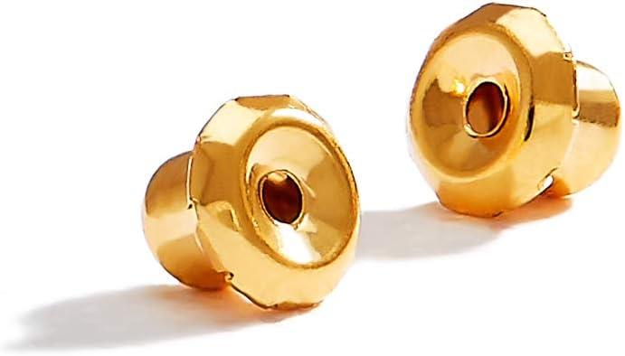 Inverness Safety Backs pack of 3 24ct Gold Plated