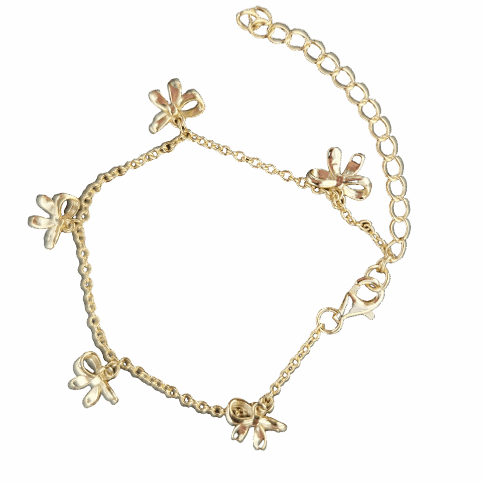 Bow Charm Bracelet