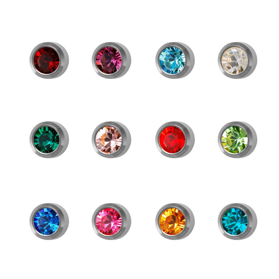 Studex Plus Earrings Premium Assorted Bezels