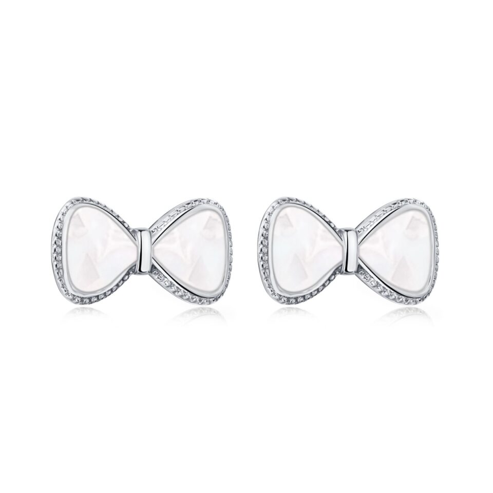 Elegant Bow Earrings - Elegant Bow Stud Earrings – Dainty