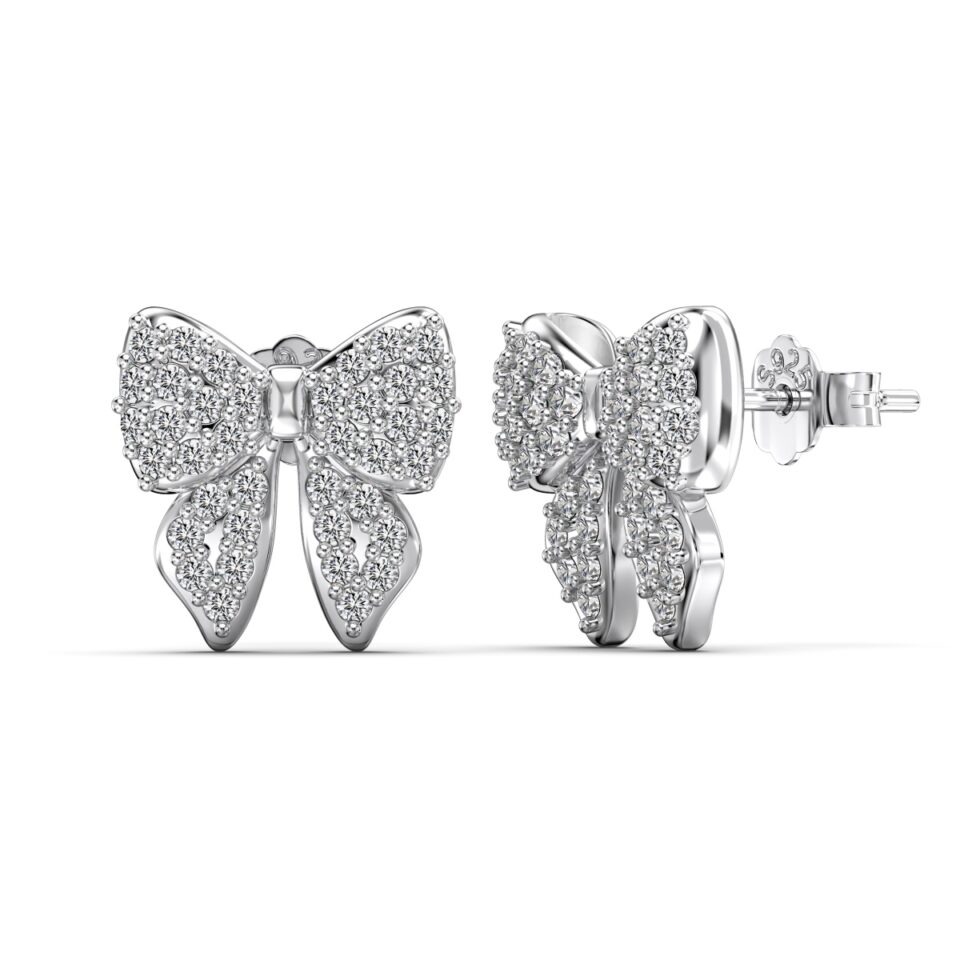 Butterfly Stud Earrings - Elegant 5A Zircon Butterfly Stud E